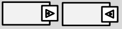 NvData sender (left) and NvData receiver (right) ports symbol { w: 250, h: 61 }