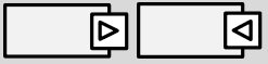 Parameter provider (left) and parameter requirer (right) ports symbol { w: 247, h: 59 }